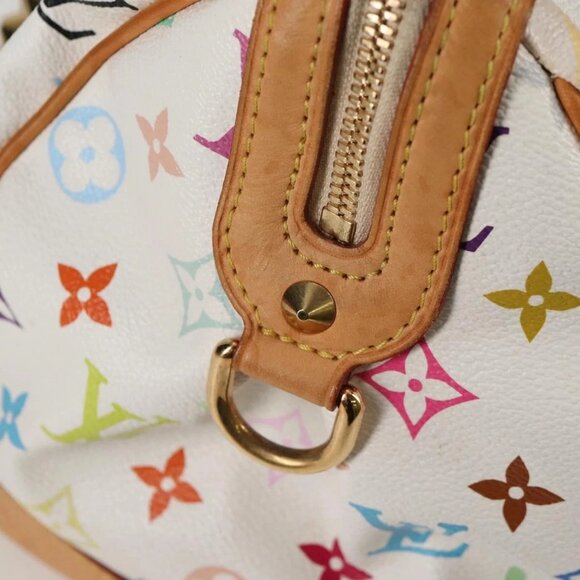 LOUIS VUITTON Monogram Multicolor Courtney MM Bag 2way White M45641 Auth 124887V - Picture 12 of 16